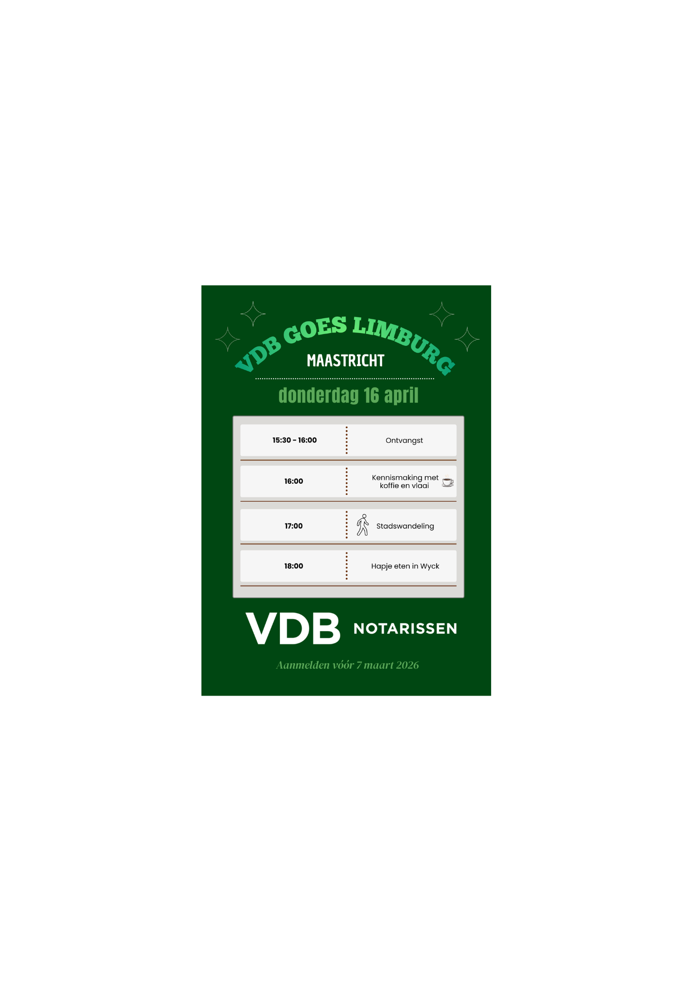 VDB goes Limburg